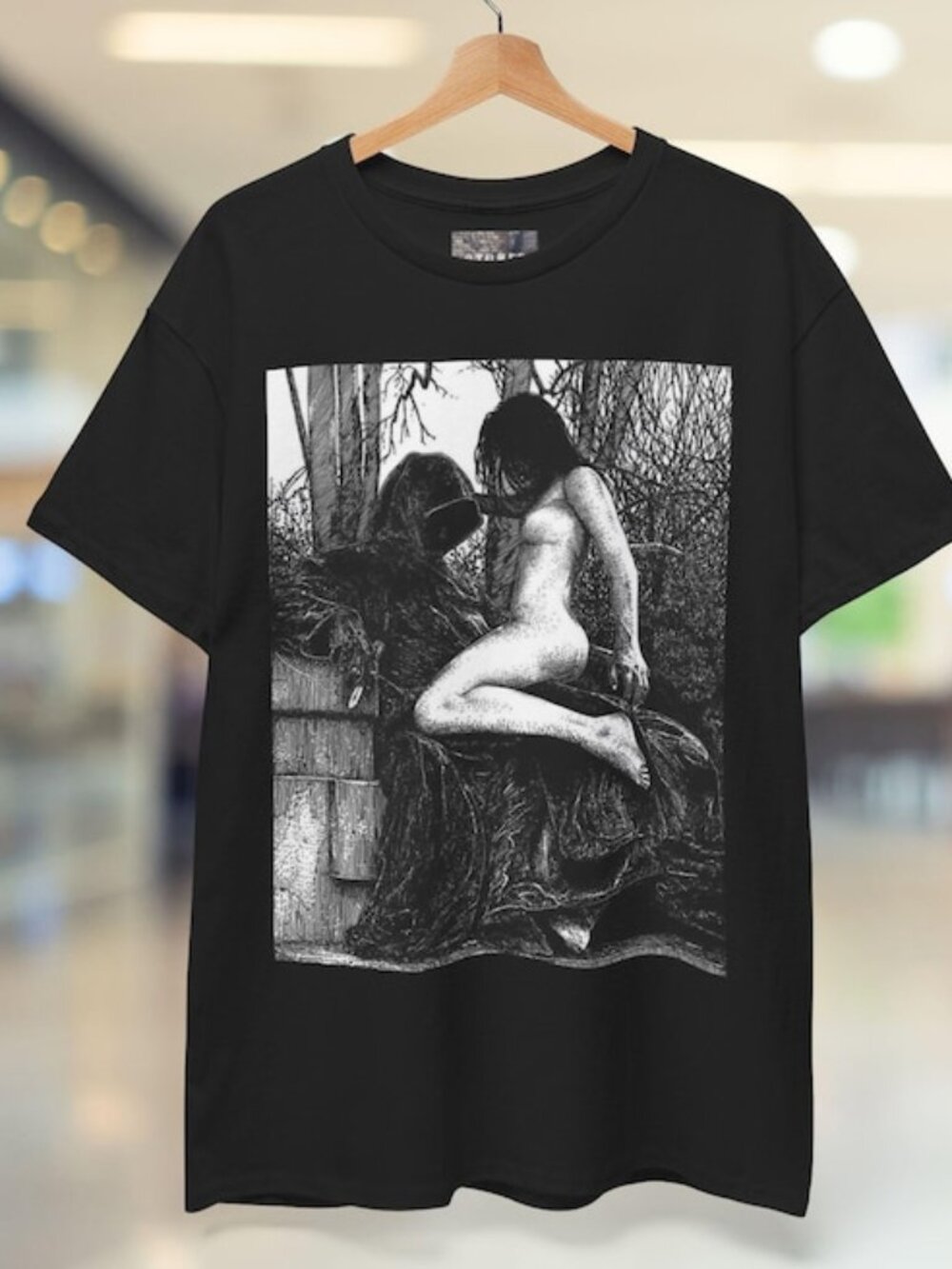 Love or Lust Graphic Tee, Gothic Unisex T-shirt